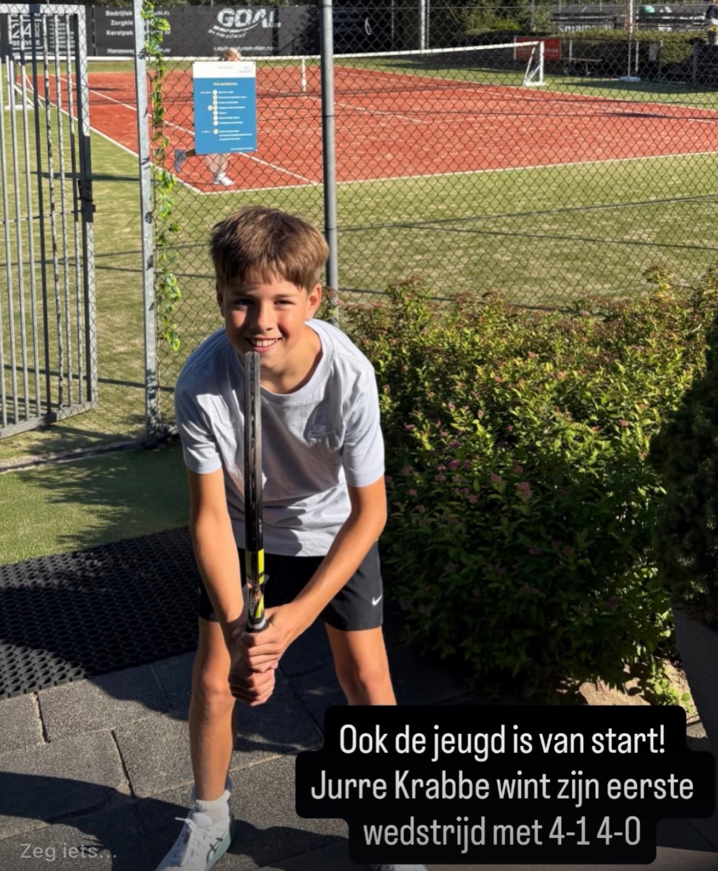 Ook de jeugd is van start gegaan vandaag bij TP Colmschate! 🎾 #deventertennis #dtk2026