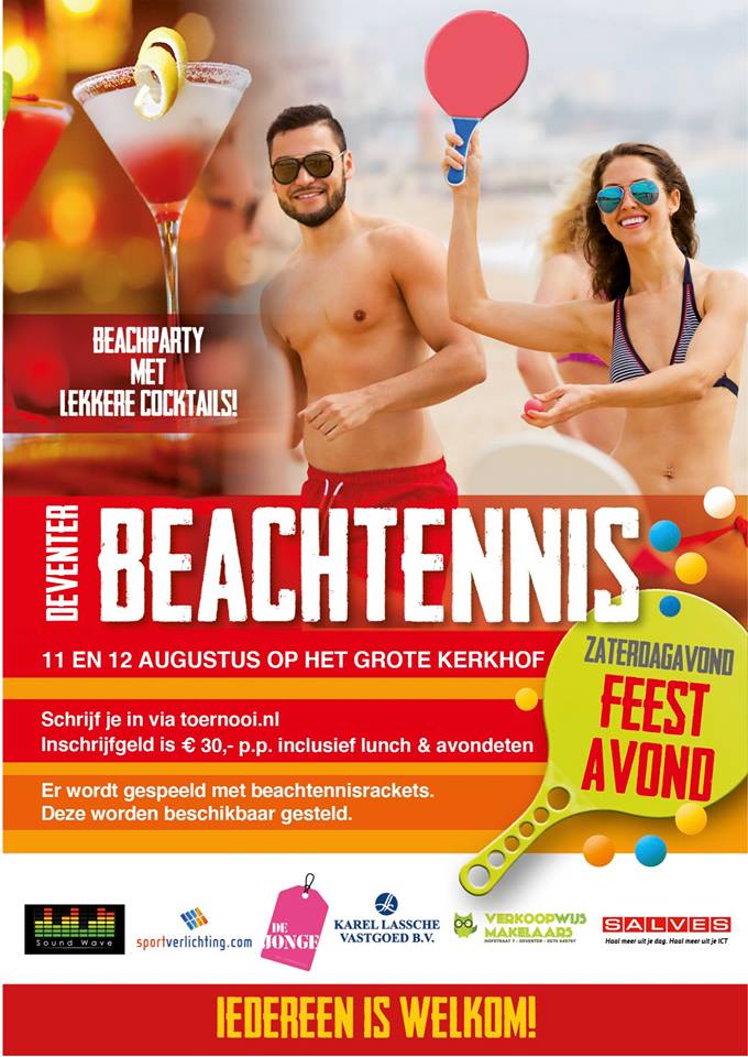 Beachtennis in Deventer!