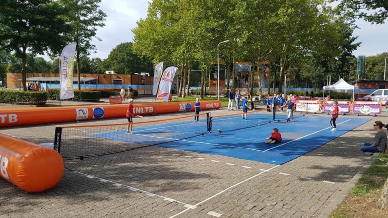 Tennis in het hart van de stad