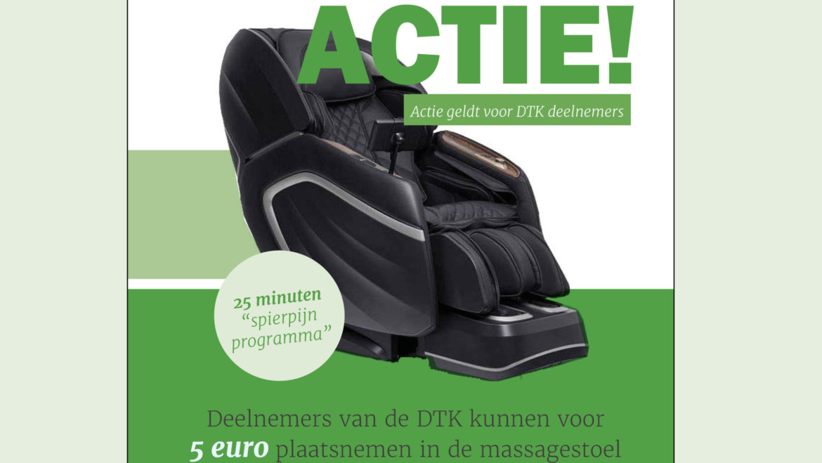 Voor 5 euro een massage!